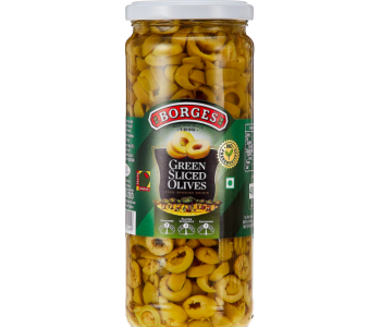 BORGES GREEN SLICED OLIVES